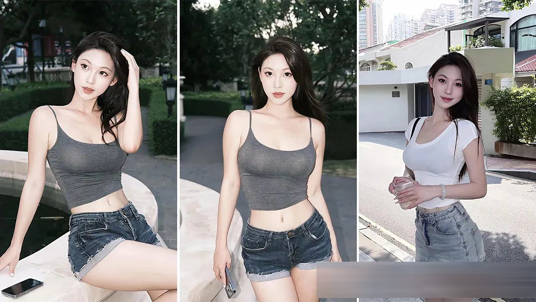 夏天穿短裤怎么拍照？9个显腿长的简单姿势