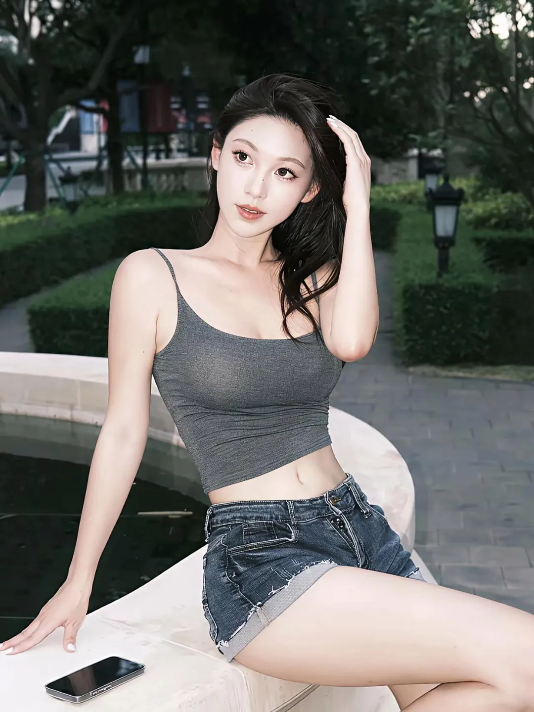 夏天穿短裤怎么拍照？9个显腿长的简单姿势