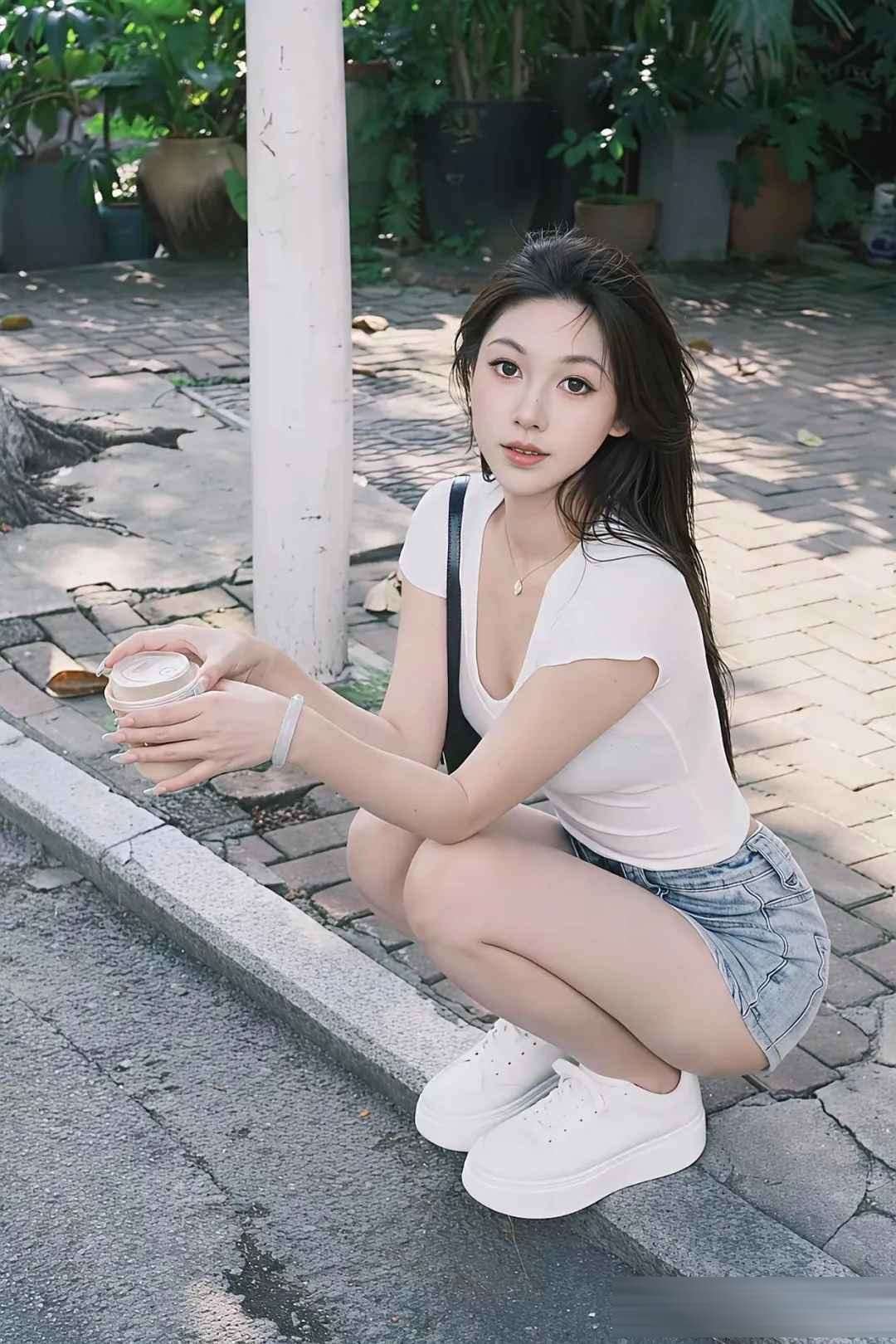 夏天穿短裤怎么拍照？9个显腿长的简单姿势